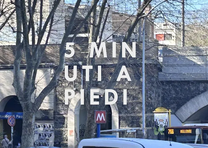 Apartment Breath Of 5 Min A Piedi Metro B San Paolo Poche Fermate Dal Centro Di Rom